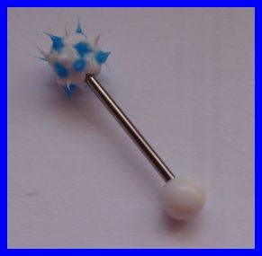 WHITE AND BLUE