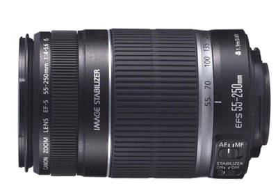 Canon 55-250mm IS lens