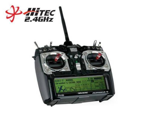 Hitec Aurora 9 remote (9 Channel 2.4GHz Aircraft Computer Radio)