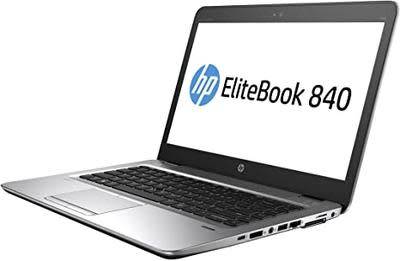 HP Elitebook 840 G4 14in Notebook, Windows, Intel Core i5 2.5 GHz, 8 GB RAM, 256 GB SSD, Silver