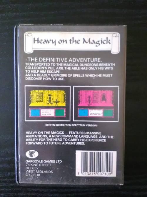 Heavy on the Magick ZX Spectrum Game