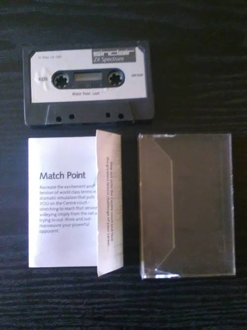 Match Point ZX Spectrum 48K Game