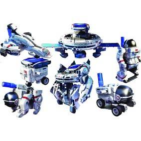 7 IN 1 Solar Rechargeable space fleet (Build your own space fleet)