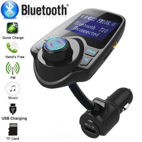 Aerbes USB Bluetooth Car FM Modulator With MP3 Radio Adapter