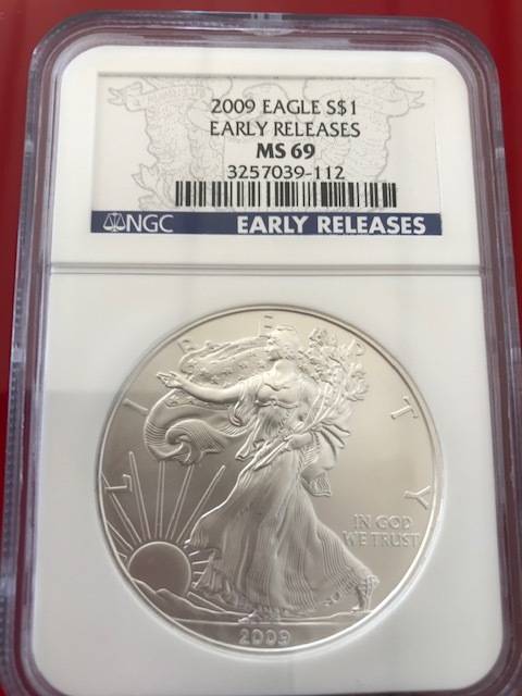 2009 SILVER EAGLE MS 69
