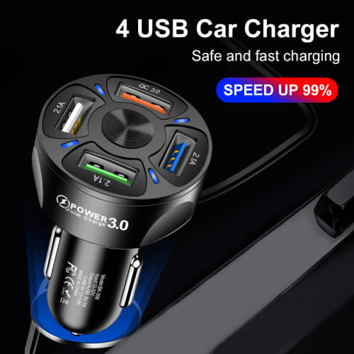 4 Ports CAR USB Fast Charger