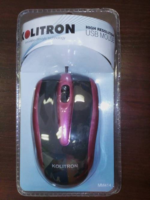 KOLITRON MM414 HIGH RESOLUTION OPTICAL MOUSE PURPLE