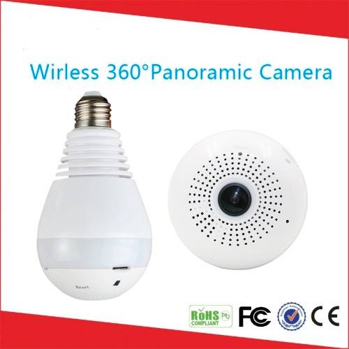 960p Globe 360 Degree Panoramic LED Wi-FI Camera