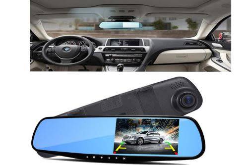 Full 1080P HD Vehicle Blackbox DVR Rear View Mirror
