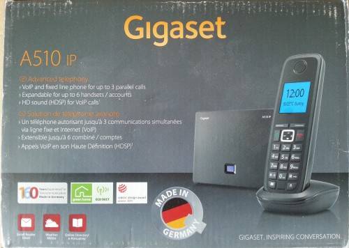 SIEMENS GIGASET A510 IP PHONE AND BASE STATION