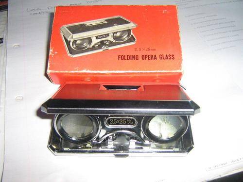 Folding opera glass Excellent condition with original box