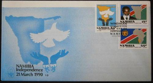 1990 Independence Sam Nujoma. FDC # 1.0