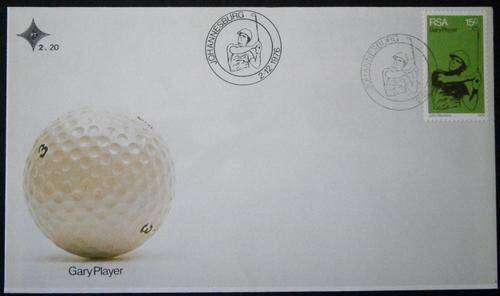 1976 Golfer Gary Player. FDC # 2.20