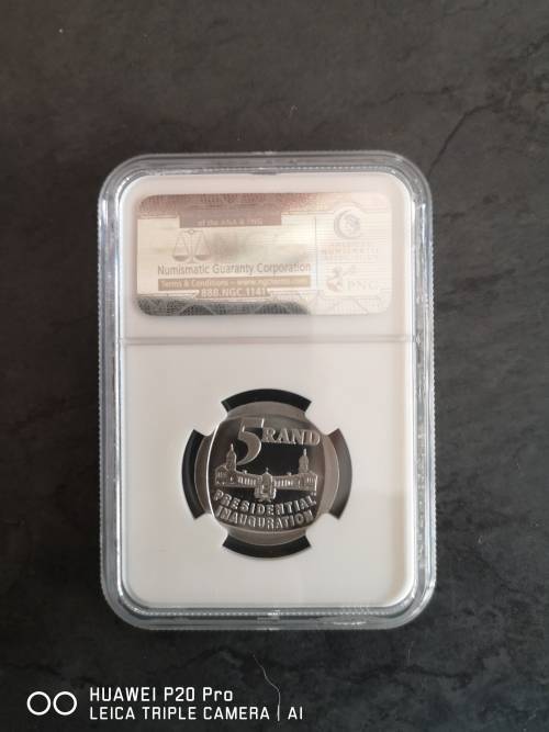 1994 S.AFRICA 5R PRESIDENTIAL INAUGURATION PF 69 UC