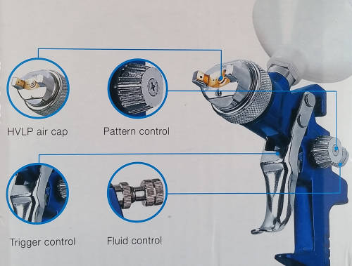 HVLP 1.4mm Air Spray Gun H-827
