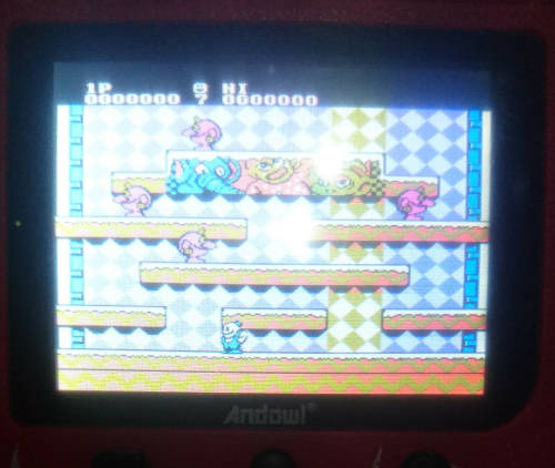 Andowl 2 Player Handheld Console with all your favorite classics (Connect to Your TV)