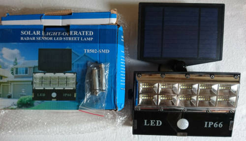 Solar Radar Sensor Street/Outdoor Lamp (IP66)