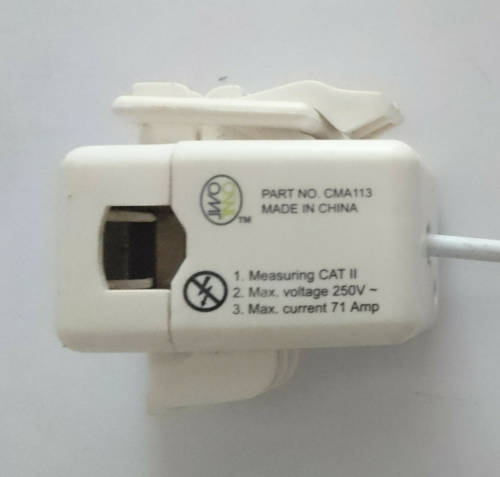 250V 71A  Split Core Current Clamp Sensor (CAT ll)