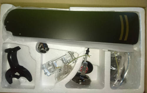 Display Unit - Please Read - Goldair 132cm 5 Blade Ceiling Fan (SCF-501R) - R/C - Only 1 Available!