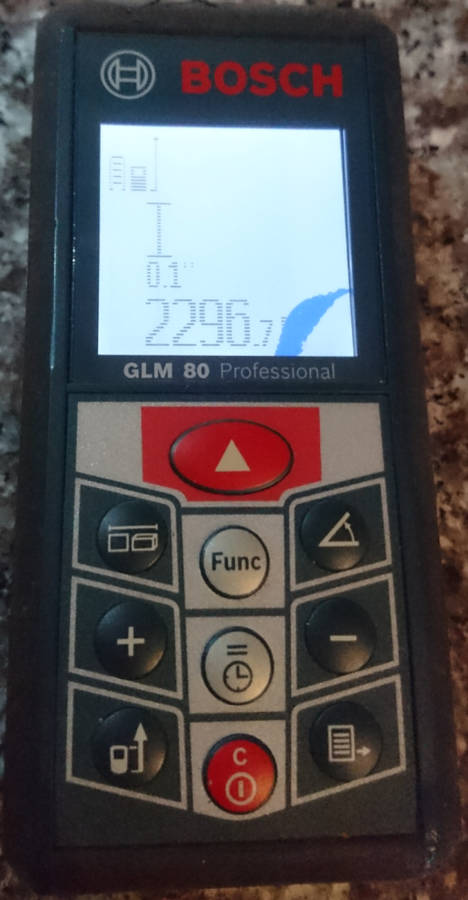 Bosch GLM80 Professional Laser/Level Measure (Please Read) - USB Charging