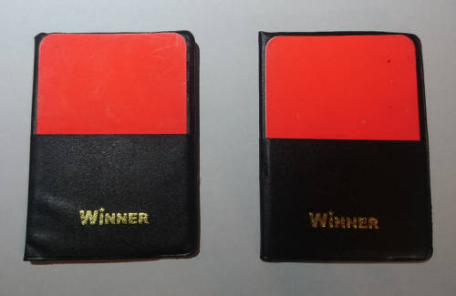 Warning Cards With Team Charts (1 Bid for Both) - Please Read