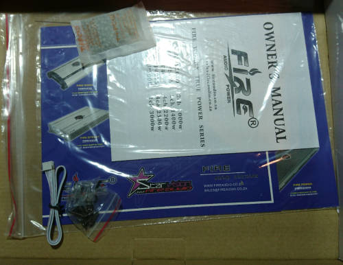 Late Entry - 1000W Bridge-able Fire-Worx Auto Amplifier with Cross-Over Adjustment