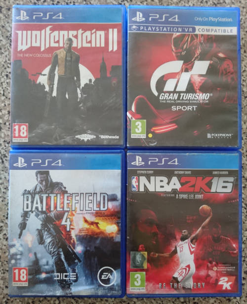 Ps4 Games (1 Bid for 4 Games)