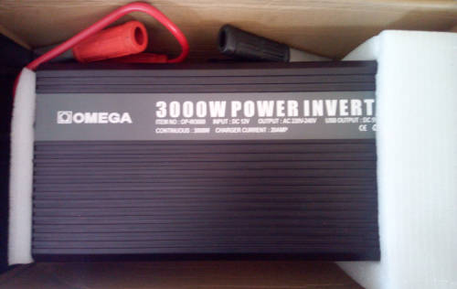 Omega 12v - 3000W Power Inverter (OP-3000 / Display)