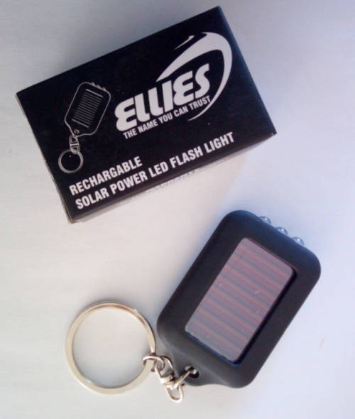(3 Units) - Solar Led Torch Key-Chain (Durable & Life Lasting)