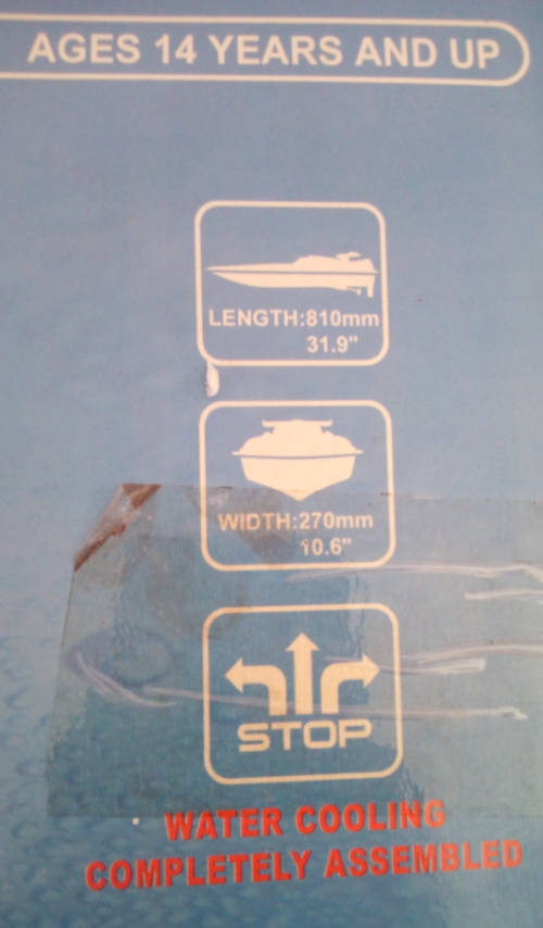 1:16 NQD 757T 6029 40Mhz R/C High Speed Boat (810 x 270mm)