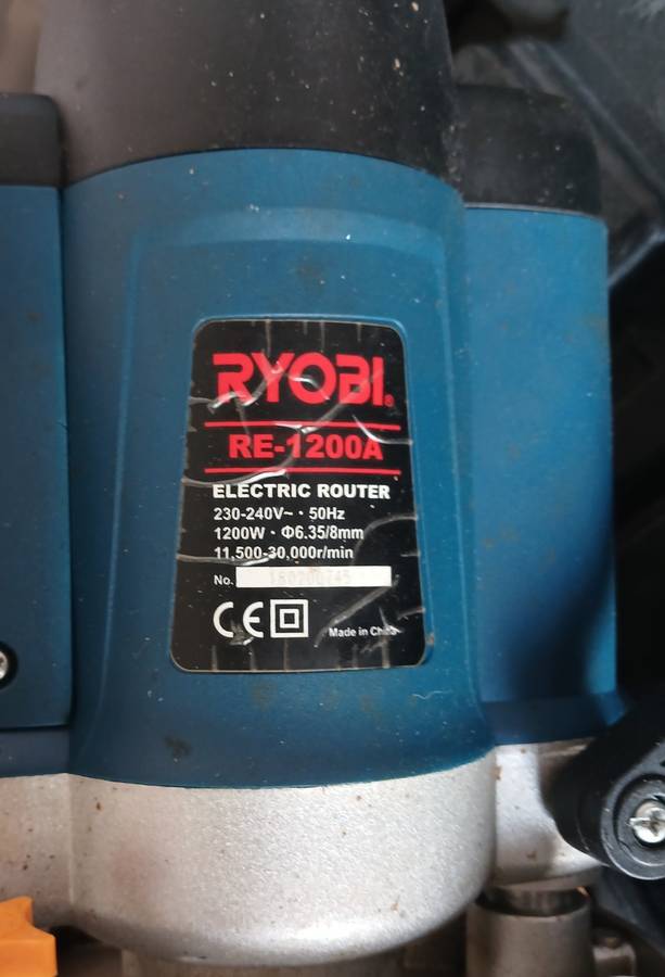 Please Read - Display Unit - Ryobi 1200W Router