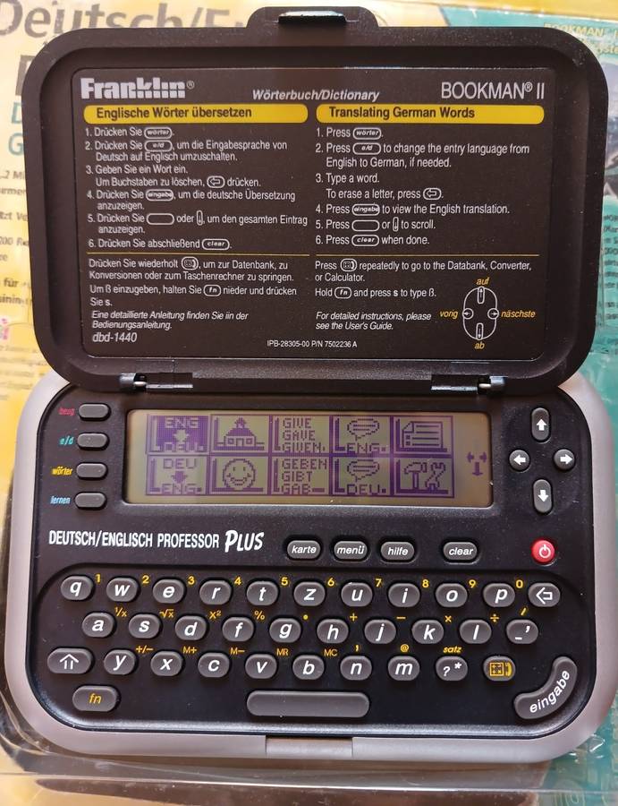 Franklin Deutsh/English Professor Plus Digital Translator