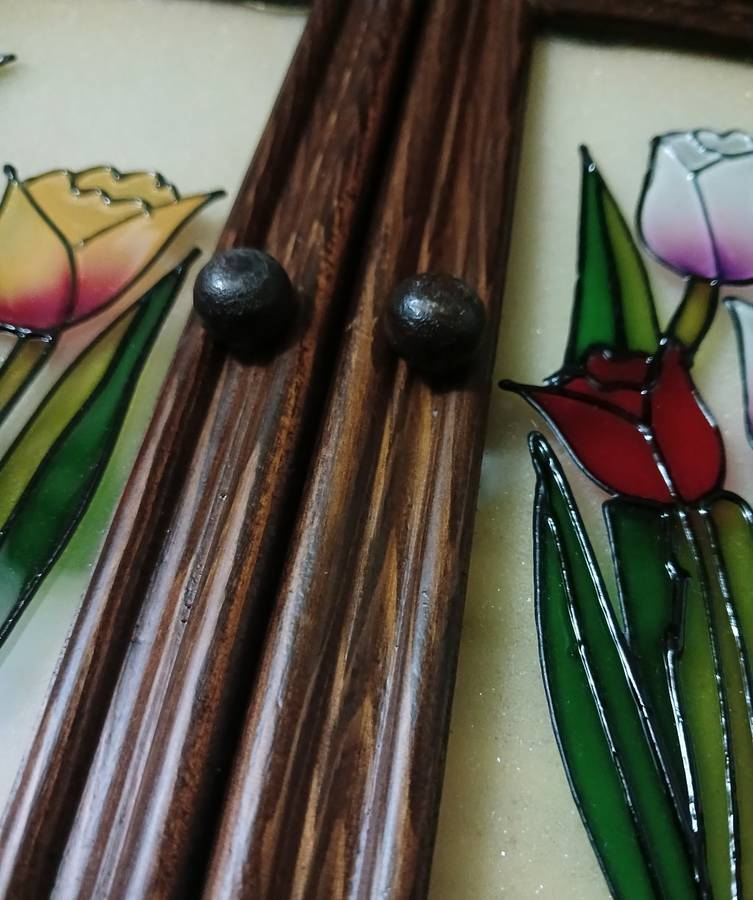 12 Bottle Vintage Wooden Wall Spice Cupboard (Box aged)