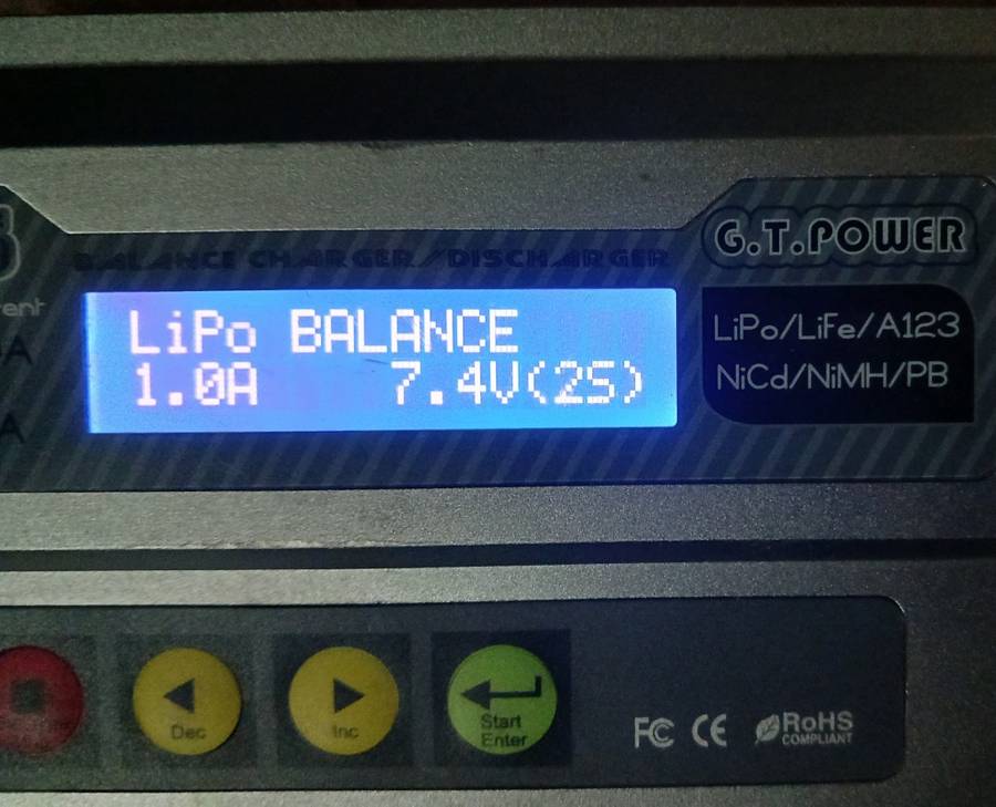 G.T. Power A6 A123/LiFe Compatible Intelligent Digital Multifunctional Balance Charger/Discharg