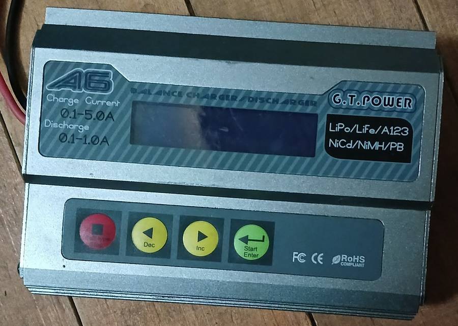 G.T. Power A6 A123/LiFe Compatible Intelligent Digital Multifunctional Balance Charger/Discharg