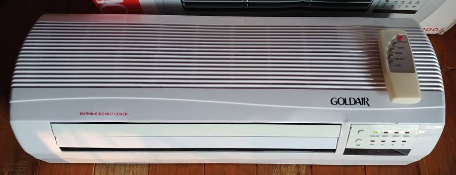 Please Read - Goldair PTC Wall Mounted Fan/Heater GWP-2000A (Remote Controlled) Package Wear