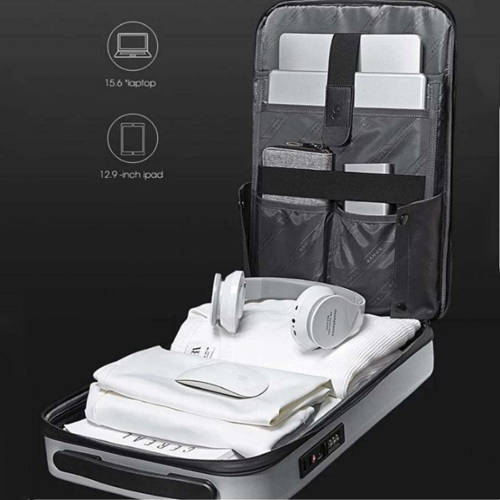 Fashion waterproof hard shell laptop bag mountaineering travel anti-theft backpack