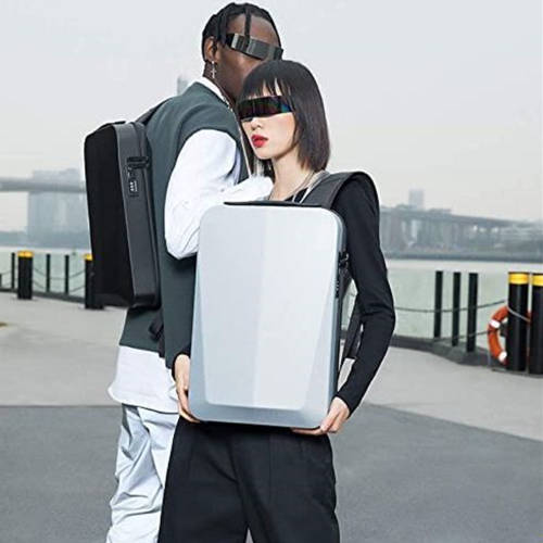 Fashion waterproof hard shell laptop bag mountaineering travel anti-theft backpack