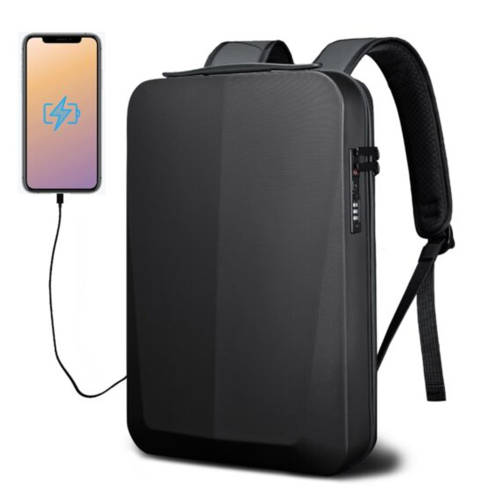 Fashion waterproof hard shell laptop bag mountaineering travel anti-theft backpack