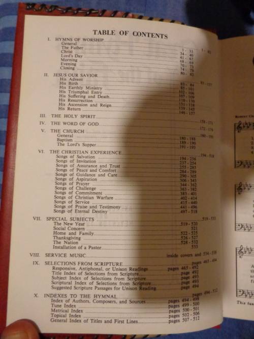 Church Hymnal - `Great Hymns of the Faith`