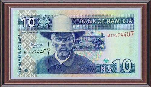 Banknotes A-Z  Namibia  NAM9  N$10  2002  Unc
