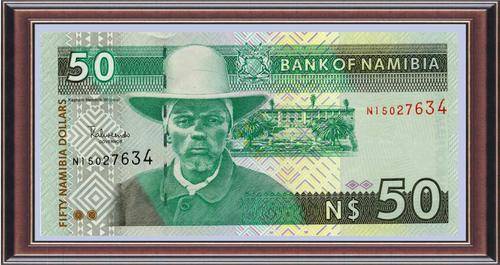 Banknotes A-Z  Namibia  NAM11  N$50  2002  Unc