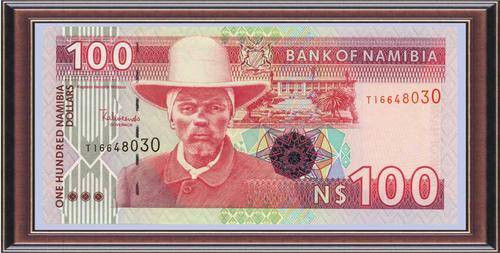 Banknotes A-Z  Namibia  NAM12  N$100  2002  Unc