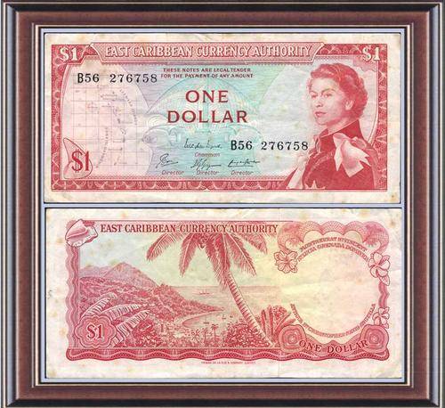 Banknotes A-Z  East Caribbean  1 dollar P13e  F