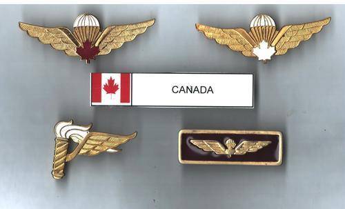 Canadian Para Wings Set - all pins intact