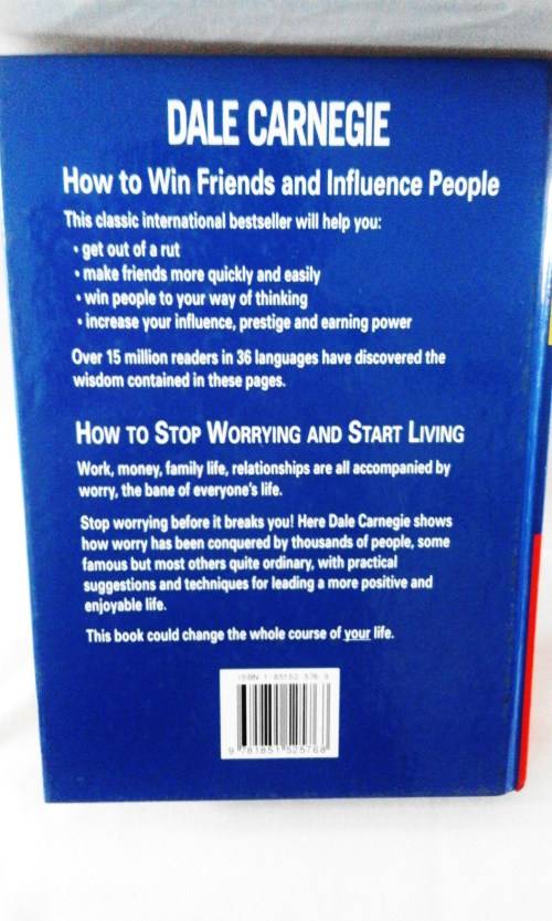 HOW TO WIN FRIENDS AND INFLUENCE PEOPLE/HOW TO STOP WORRYING AND START LIVING BY DALE CARNEGIE 2 IN