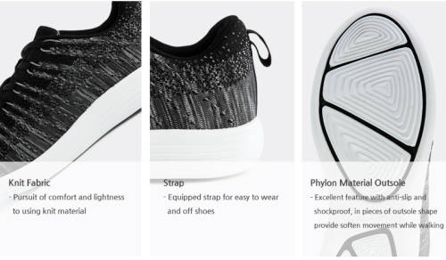 Mix Black Ballop knit Sneakers for Men and Woman