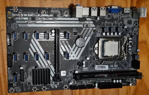Mining motherboard combo
