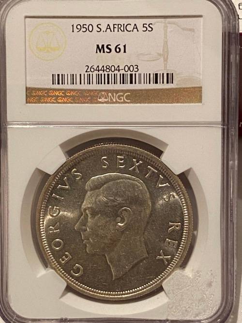 1950 5 Shillings MS 61
