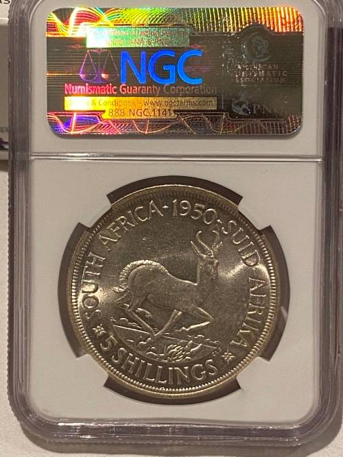 1950 5 Shillings MS 61